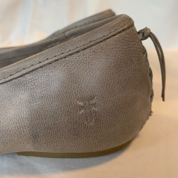 Frye Regina Ballet Pointed Toe Flat - Grey - size 7.5 - Picture 5 of 9